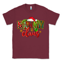 Burgundy Christmas nanny claus Classic Tee - FaDigitalArtStudio