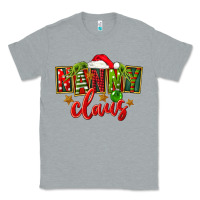 Heather Grey Christmas nanny claus Classic Tee - FaDigitalArtStudio