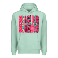 Seafoam valentines day brushstroke background brushstroke Premium Hoodie - NancyCooperArtShop
