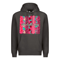 Valentines Day Brushstroke Background Brushstroke Premium Hoodie | Teevron
