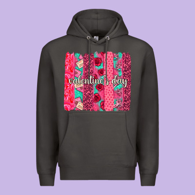 Valentines Day Brushstroke Background Brushstroke Premium Hoodie Designed By Nancycooperartshop