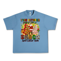 Pebble Blue torn between looki like a snack and eatin one Urban Heavy Tee - Zillion Design Studio