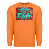 Carrot western nurse certified nurse  assistant medilcal symbol  background Premium Sweatshirt - BarkalooDesign