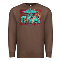 Chestnut western nurse certified nurse  assistant medilcal symbol  background Premium Sweatshirt - BarkalooDesign