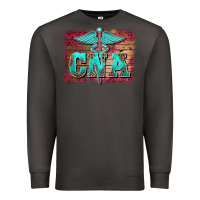 Smoke western nurse certified nurse  assistant medilcal symbol  background Premium Sweatshirt - BarkalooDesign