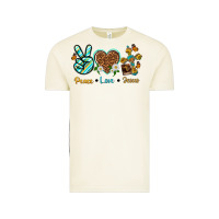 Peace Love Jesus Vintage Tee | Teevron