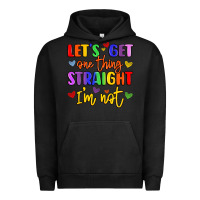 Pigment Black celebrate pride with colorful text Urban Hoodie - LillyAllenDesigns