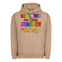 Pigment Burro celebrate pride with colorful text Urban Hoodie - LillyAllenDesigns