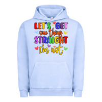 Pigment Grape Ice celebrate pride with colorful text Urban Hoodie - LillyAllenDesigns