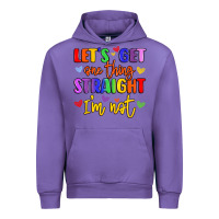 Tulip celebrate pride with colorful text Urban Hoodie - LillyAllenDesigns