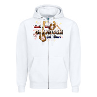 White that's my grandson out there baseball Zipper Hoodie - JahusDesignShop