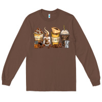 Chestnut coffee cups Long Sleeve Tee - Zillion Design Studio
