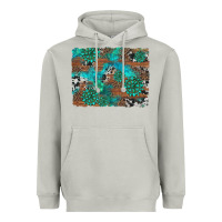 Moon Dust gemstone wood and cowhide background Heavyweight Hoodie - Artiststas
