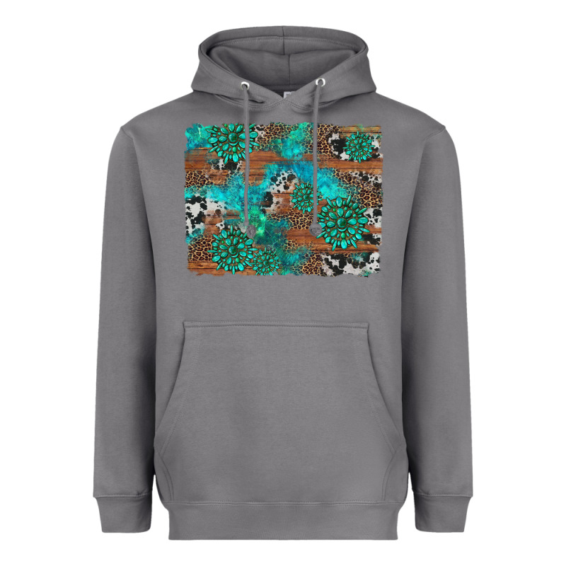 Gemstone Wood And Cowhide Background Heavyweight Hoodie by Artiststas | Teevron
