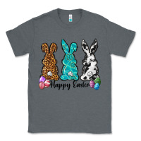 Charcoal Heather Western happy easter peeps Classic Tee - Neo Western