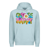 Blue Mist choose happy with smile Premium Hoodie - NancyCooperArtShop