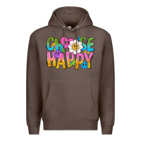 Coffee choose happy with smile Premium Hoodie - NancyCooperArtShop