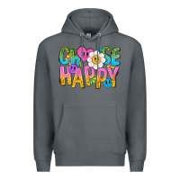 Choose Happy With Smile Premium Hoodie | Teevron