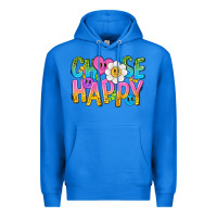 True Royal choose happy with smile Premium Hoodie - NancyCooperArtShop