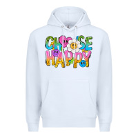 White choose happy with smile Premium Hoodie - NancyCooperArtShop