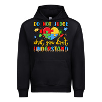 Black puzzle heart inclusivity message Urban Hoodie - LillyAllenDesigns