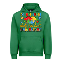 Emerald puzzle heart inclusivity message Urban Hoodie - LillyAllenDesigns