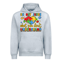 Heather Grey puzzle heart inclusivity message Urban Hoodie - LillyAllenDesigns