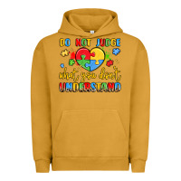 Pigment Peanut Butter puzzle heart inclusivity message Urban Hoodie - LillyAllenDesigns
