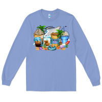 Colony Blue cruise life coffee cups Long Sleeve Tee - Zillion Design Studio