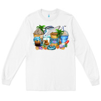 White cruise life coffee cups Long Sleeve Tee - Zillion Design Studio
