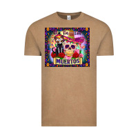 Vintage Coffee dia de los muertos Vintage Tee - Zillion Design Studio