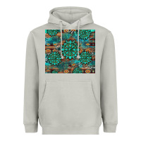 Moon Dust gemstone turquoises aztec leopard cowhide Heavyweight Hoodie - Artiststas