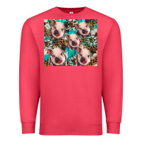 Cardinal western cowhide sunflower baby pig Premium Sweatshirt - BarkalooDesign