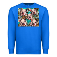 True Royal western cowhide sunflower baby pig Premium Sweatshirt - BarkalooDesign