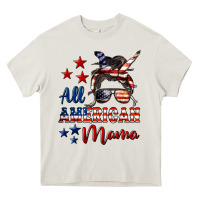 All American Mama Mother's Day Heavy Core Tee | Teevron