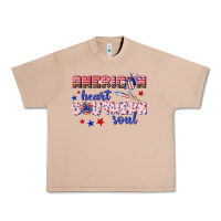 Burro American heart southern soul Urban Heavy Tee - texasbilliewilder