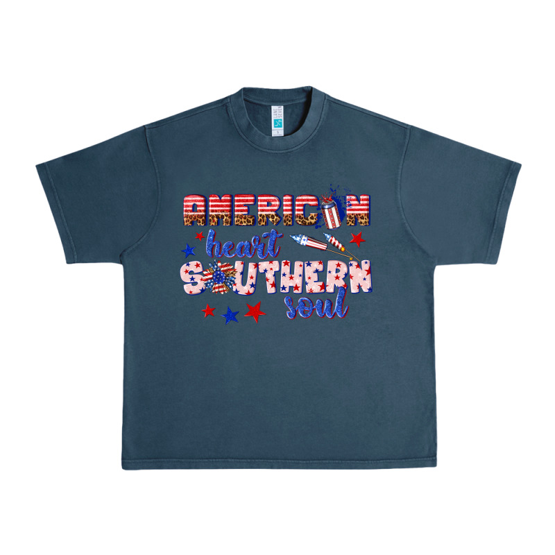 American Heart Southern Soul Urban Heavy Tee by texasbilliewilder | Teevron