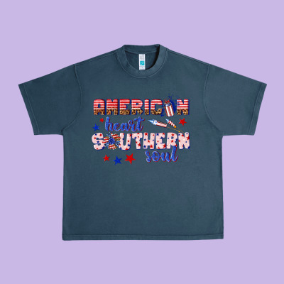 Urban Heavy Tee American heart southern soul