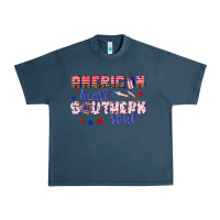 Midnight Navy American heart southern soul Urban Heavy Tee - texasbilliewilder