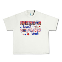 Pistachio American heart southern soul Urban Heavy Tee - texasbilliewilder