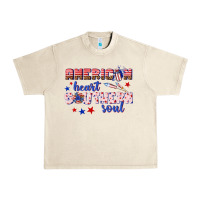 Sandshell American heart southern soul Urban Heavy Tee - texasbilliewilder