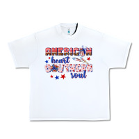 White American heart southern soul Urban Heavy Tee - texasbilliewilder