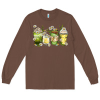 Chestnut daisy coffee cups Long Sleeve Tee - Zillion Design Studio