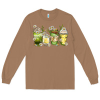 Toasted Coconut daisy coffee cups Long Sleeve Tee - Zillion Design Studio
