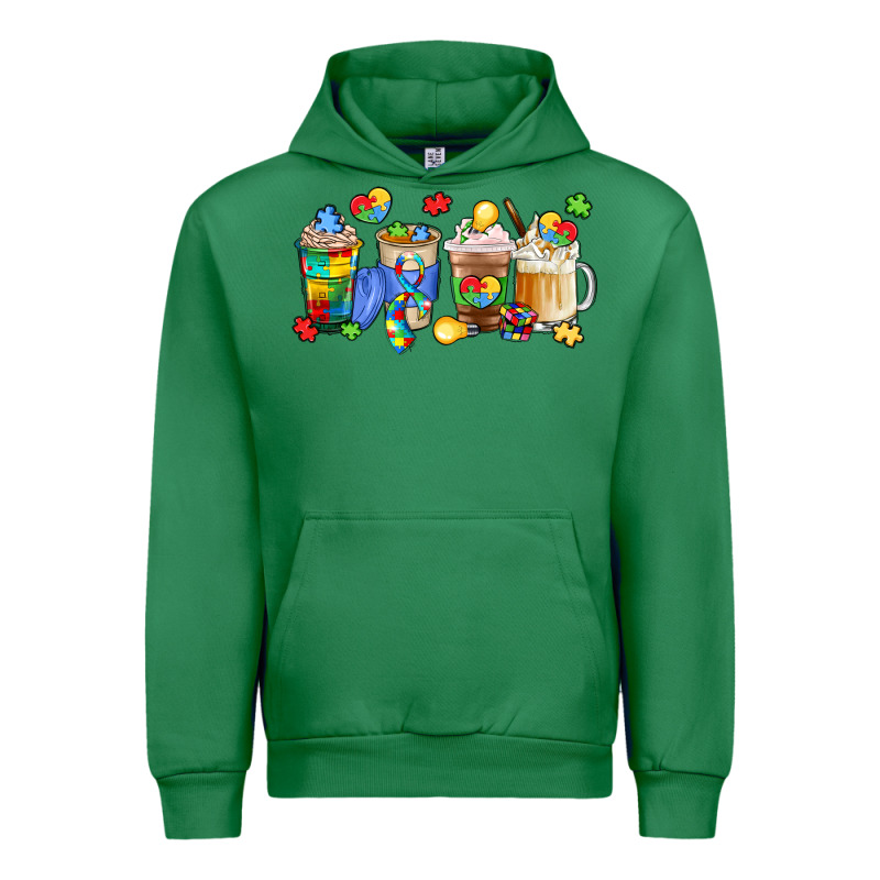 Image Title Puzzlethemed Beverages And Accessories Urban Hoodie by LillyAllenDesigns | Teevron