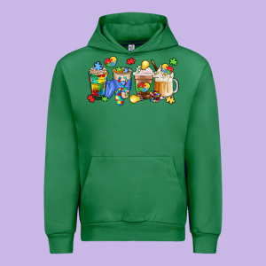 Image Title Puzzlethemed Beverages And Accessories Urban Hoodie Designed By Lillyallendesigns