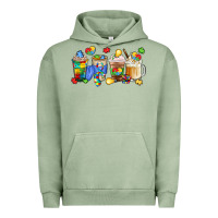 Pigment Oil Green image title puzzlethemed beverages and accessories Urban Hoodie - LillyAllenDesigns