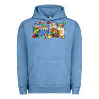 Pigment Pebble Blue image title puzzlethemed beverages and accessories Urban Hoodie - LillyAllenDesigns