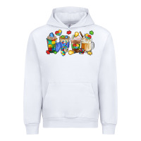 White image title puzzlethemed beverages and accessories Urban Hoodie - LillyAllenDesigns
