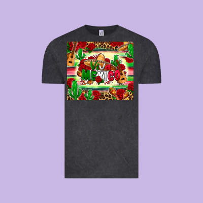 Viva Mexico Vintage Tee Designed By Zillion Design Studio